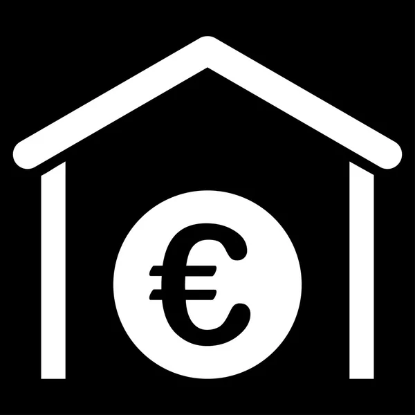 Pictogram van de opslag van Bicolor Euro Banking instellen — Stockfoto