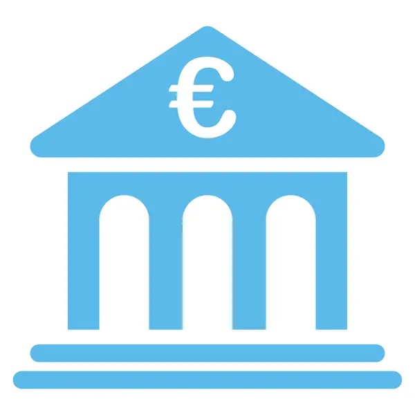 Icono de banco de BiColor Euro Banking Set — Foto de Stock