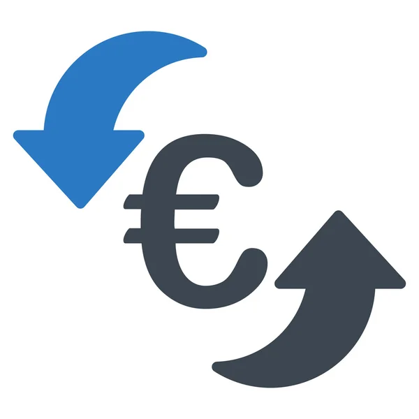 Icono de actualización de BiColor Euro Banking Set —  Fotos de Stock