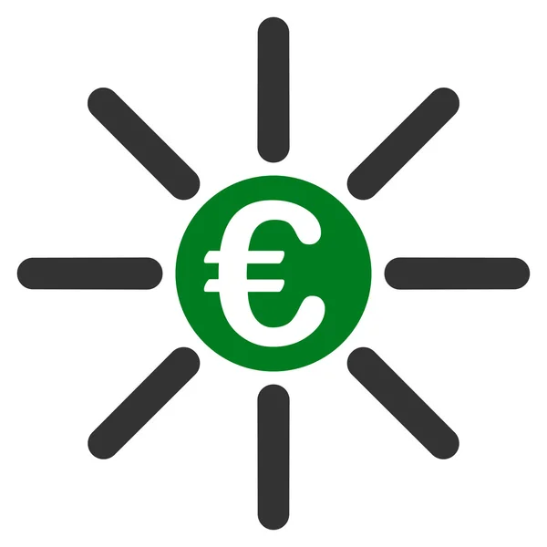 Icono de distribución de BiColor Euro Banking Set — Foto de Stock