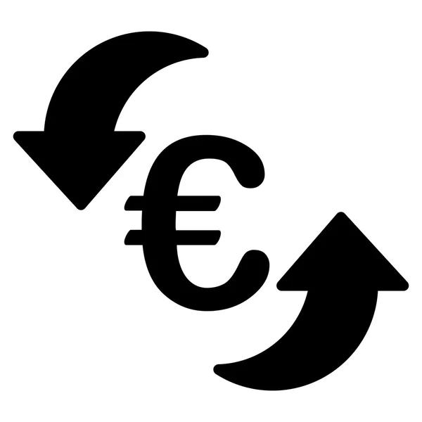 Оновлення ікона з біколор євро банківських встановити — стокове фото