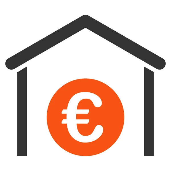 Speichersymbol aus zweifarbigem Euro-Banking-Set — Stockfoto