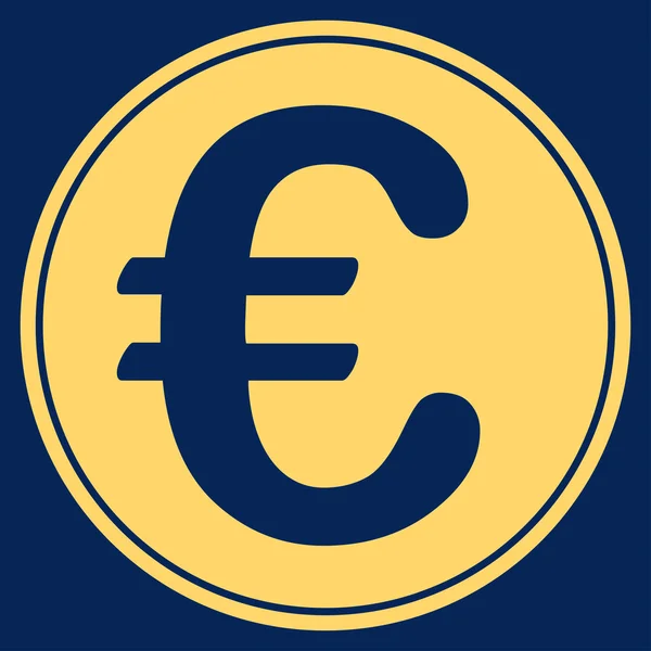 Icono de moneda de euro de BiColor Euro Banking Set — Foto de Stock