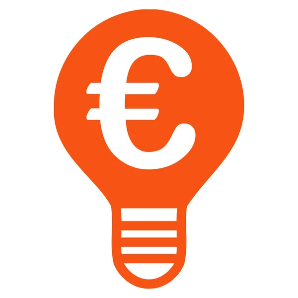 Icône ampoule de BiColor Euro Banking Set — Photo