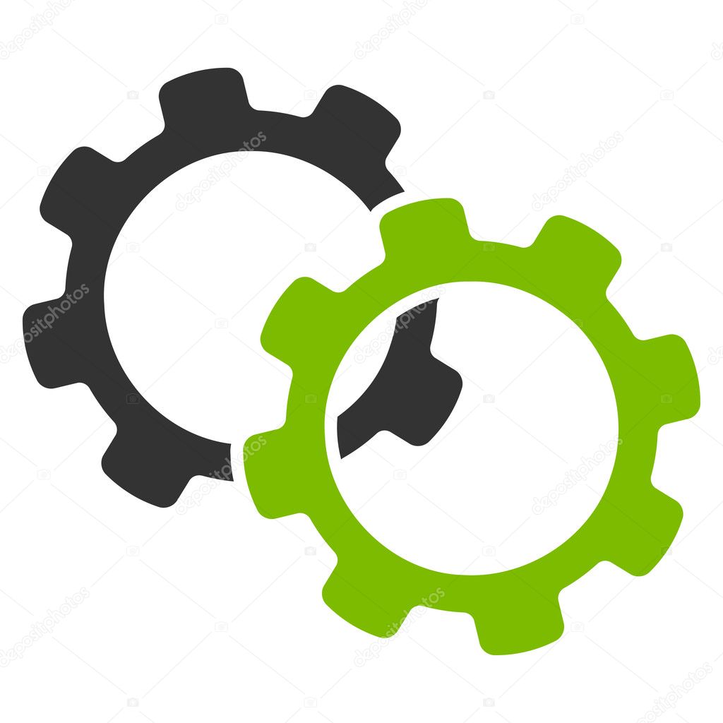Gears icon from Business Bicolor Set
