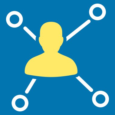 İş Bicolor kümesi'nden ilişkiler simgesi