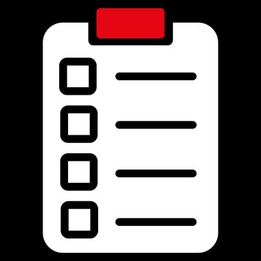 Görev simgesi iş Bicolor kümesi'nden test