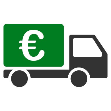 Toplayıcı araba simgesi Bicolor Euro bankacılık kümesi'nden