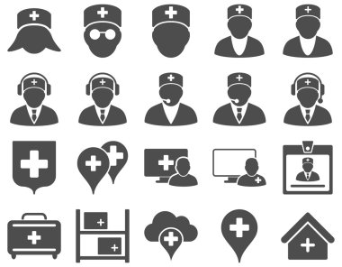tıbbi simge seti