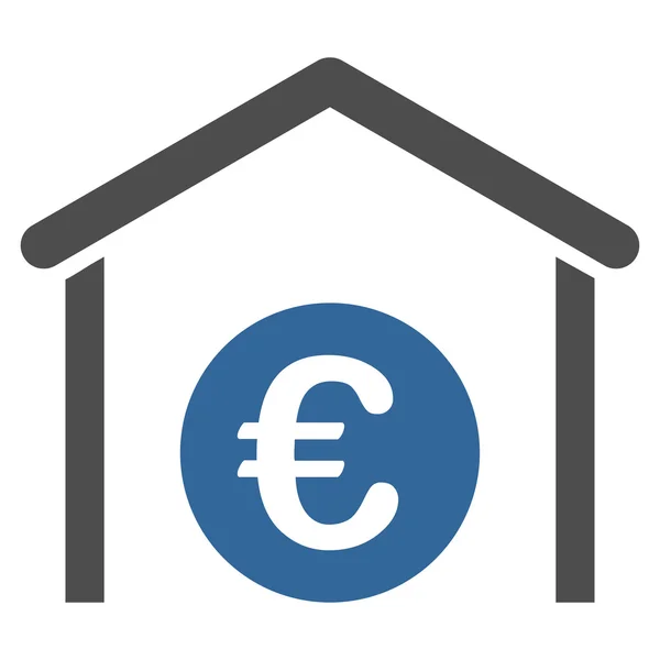 Ikonę Przechowywanie Bicolor Euro Banking zestawu — Zdjęcie stockowe