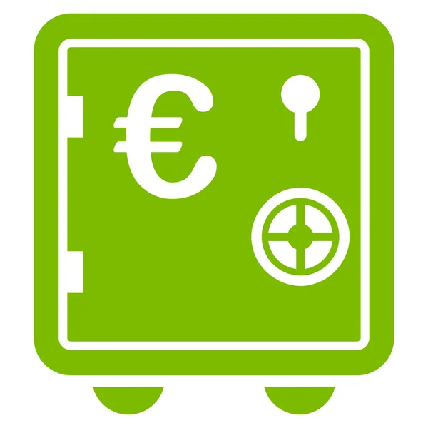 Icono de euro seguro de BiColor Euro Banking Set — Foto de Stock