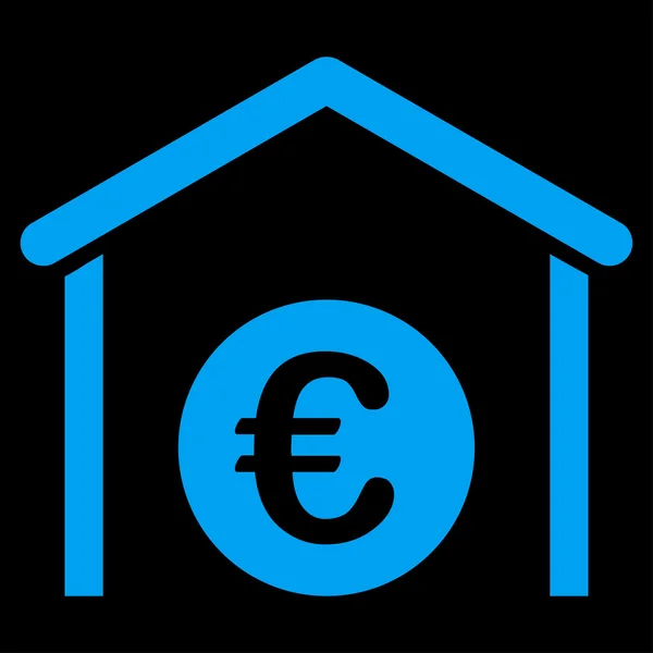Lagring-ikonen från Bicolor Euro Banking ange — Stockfoto