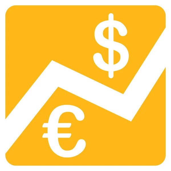 Pénzügyi ikon-ból Bicolor Euro banki beállítása — Stock Fotó