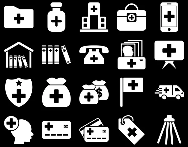 Медицинский набор значков — стоковое фото