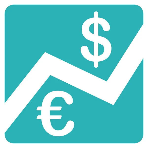 Finance icon from BiColor Euro Banking Set — Stock Photo, Image