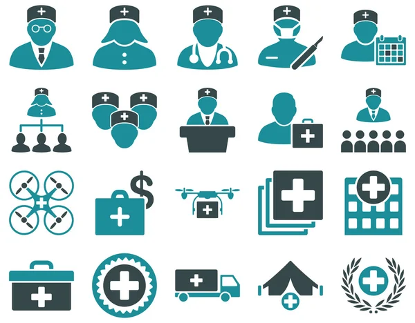 Medical icon set — Stock Photo, Image