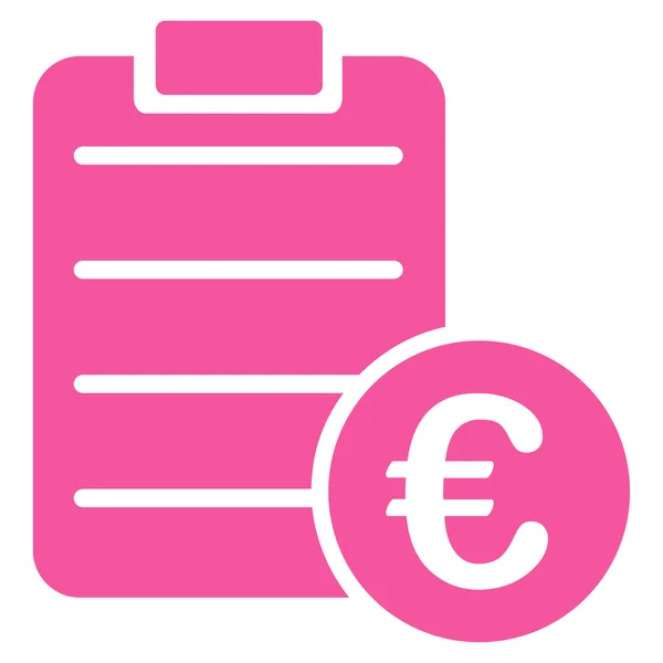 Aftale ikon fra BiColor Euro Banking Set - Stock-foto
