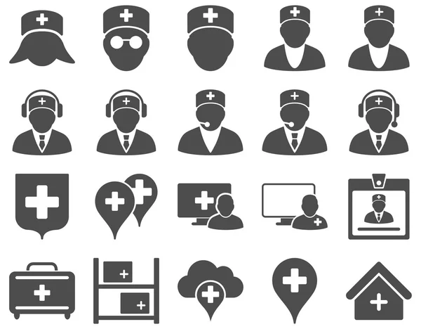 Medical icon set — Stock Photo, Image