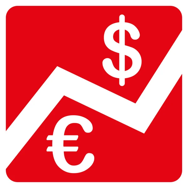 Icono financiero de BiColor Euro Banking Set — Foto de Stock