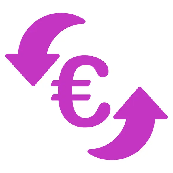 A frissítést jelző ikon Bicolor Euro banki be — Stock Fotó