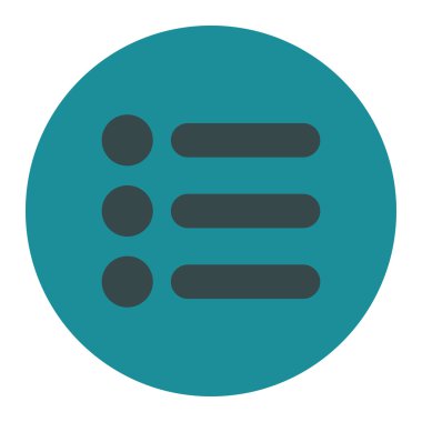 Öğeleri düz yumuşak mavi renkler düğmesini yuvarlak