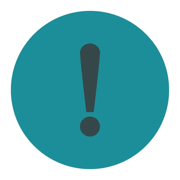 Екзаменаційний знак плоский м'який синій колір круглої кнопки — стокове фото
