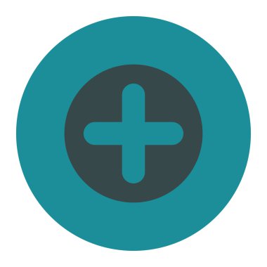 Düz yumuşak oluşturmak mavi renkler yuvarlak düğmesi