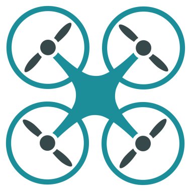 Nanocopter simgesi iş Bicolor kümesi'nden