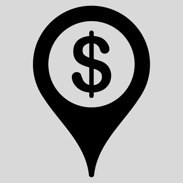 Bank location icon from Business Bicolor Set — Stock Photo, Image