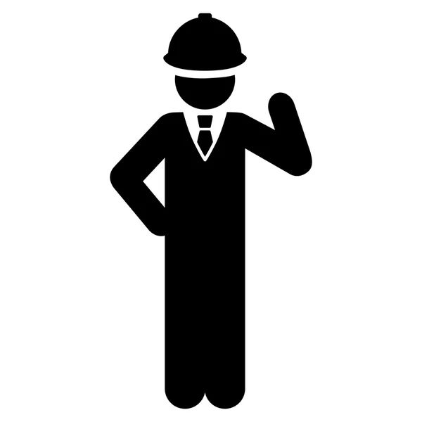 Engineer icon from Business Bicolor Set — Stock Photo, Image