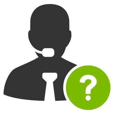 Çevrimiçi destek simgesi iş Bicolor kümesi'nden