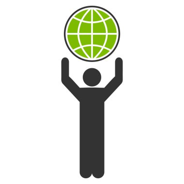 İş Bicolor kümesi'nden globalist simgesi