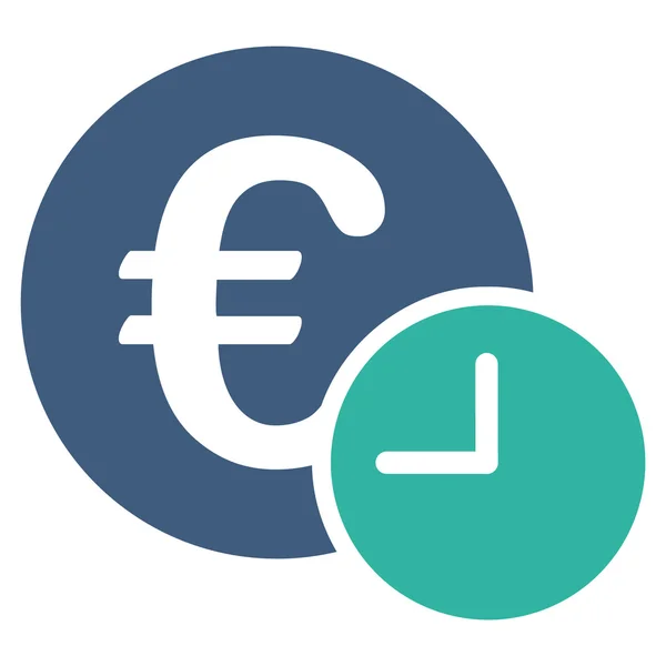 Euro credit icon dari Business Bicolor Set - Stok Vektor
