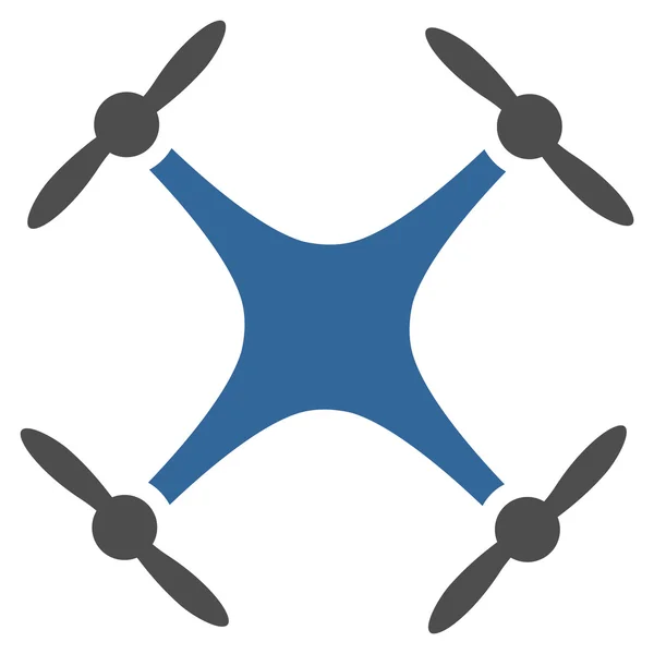 Quadcopter ikon-ból üzleti Bicolor beállítása — Stock Vector