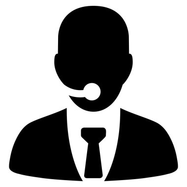 Çağrı merkezi operatörü simgesi iş Bicolor kümesi'nden