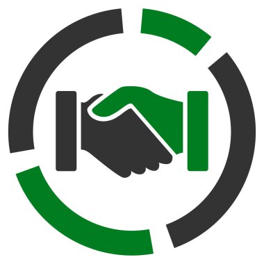 İş Bicolor kümesi'nden satın alma diyagram simgesi