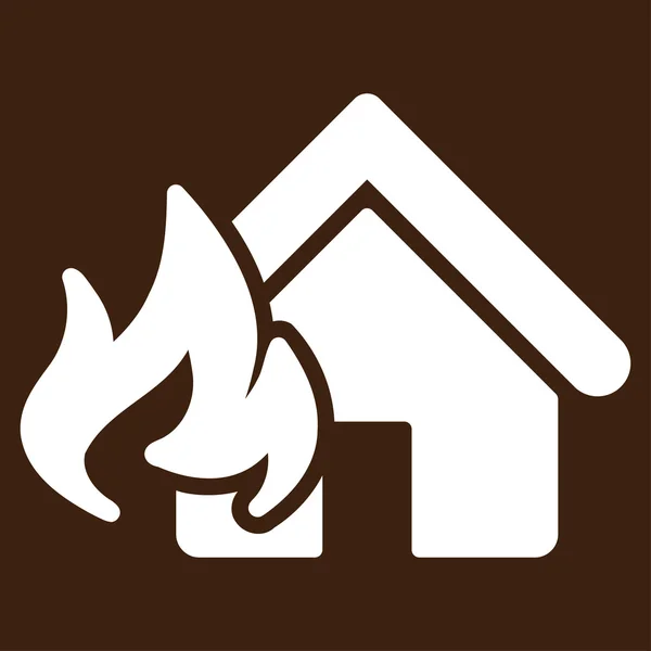 Vuur schade pictogram van Business Bicolor instellen — Stockvector