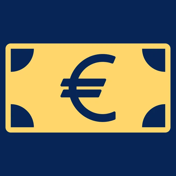 Icona delle banconote in euro dal Business Bicolor Set — Vettoriale Stock