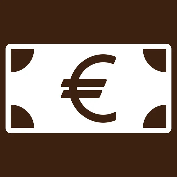 Ikona banknotów euro od firmy Bicolor zestaw — Wektor stockowy