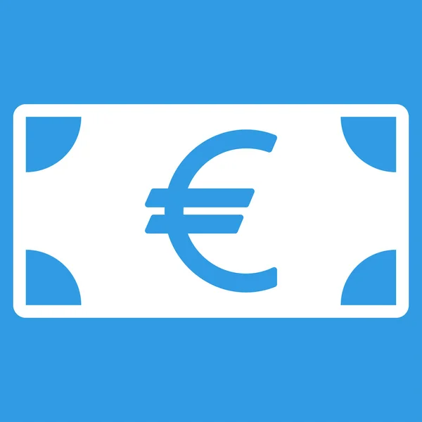 Euro-Banknotensymbol aus dem Business-Zweifarbset — Stockvektor