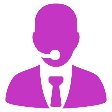 Çağrı merkezi operatörü simgesi iş Bicolor kümesi'nden