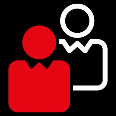 İstemciler iş Bicolor ayarla simgesini