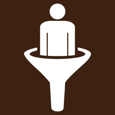 İş Bicolor kümesi'nden satış huni simgesi