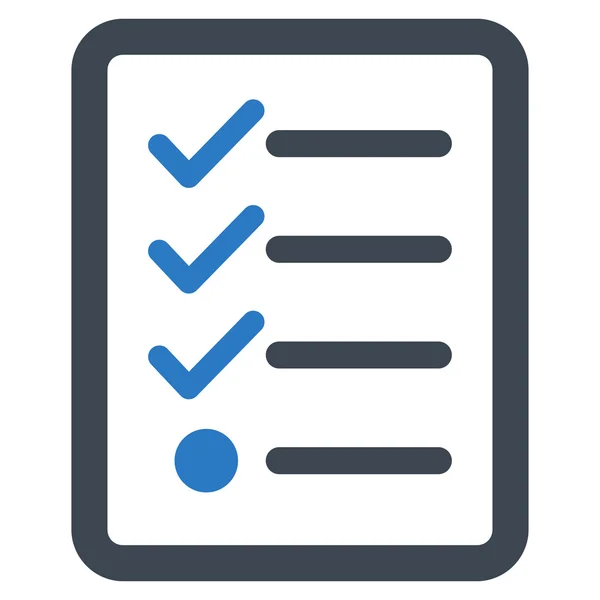 Checklist icon from Business Bicolor Set — Stock Photo, Image