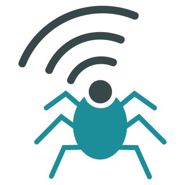 Radyo casus böcek simgesini iş Bicolor kümesi'nden