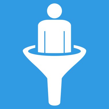 İş Bicolor kümesi'nden satış huni simgesi