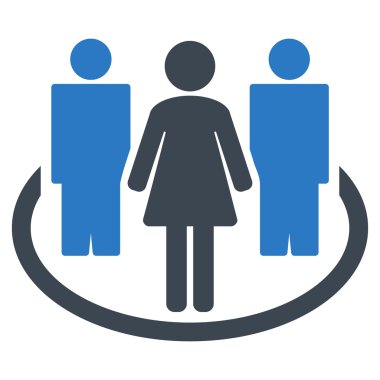 Toplum simgesi iş Bicolor kümesi'nden