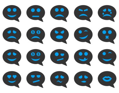 Duygu gülümseme simgeler sohbet