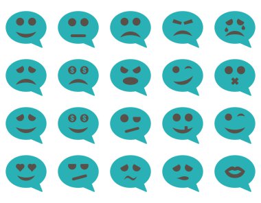 Duygu gülümseme simgeler sohbet