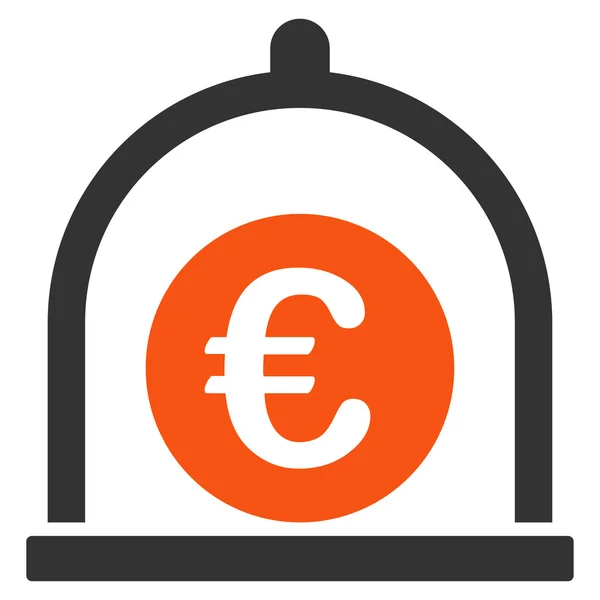Standardní ikona euro — Stockový vektor